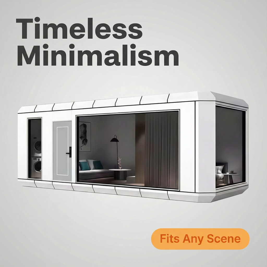 Modern and convenient space cabin accommodation and homestay