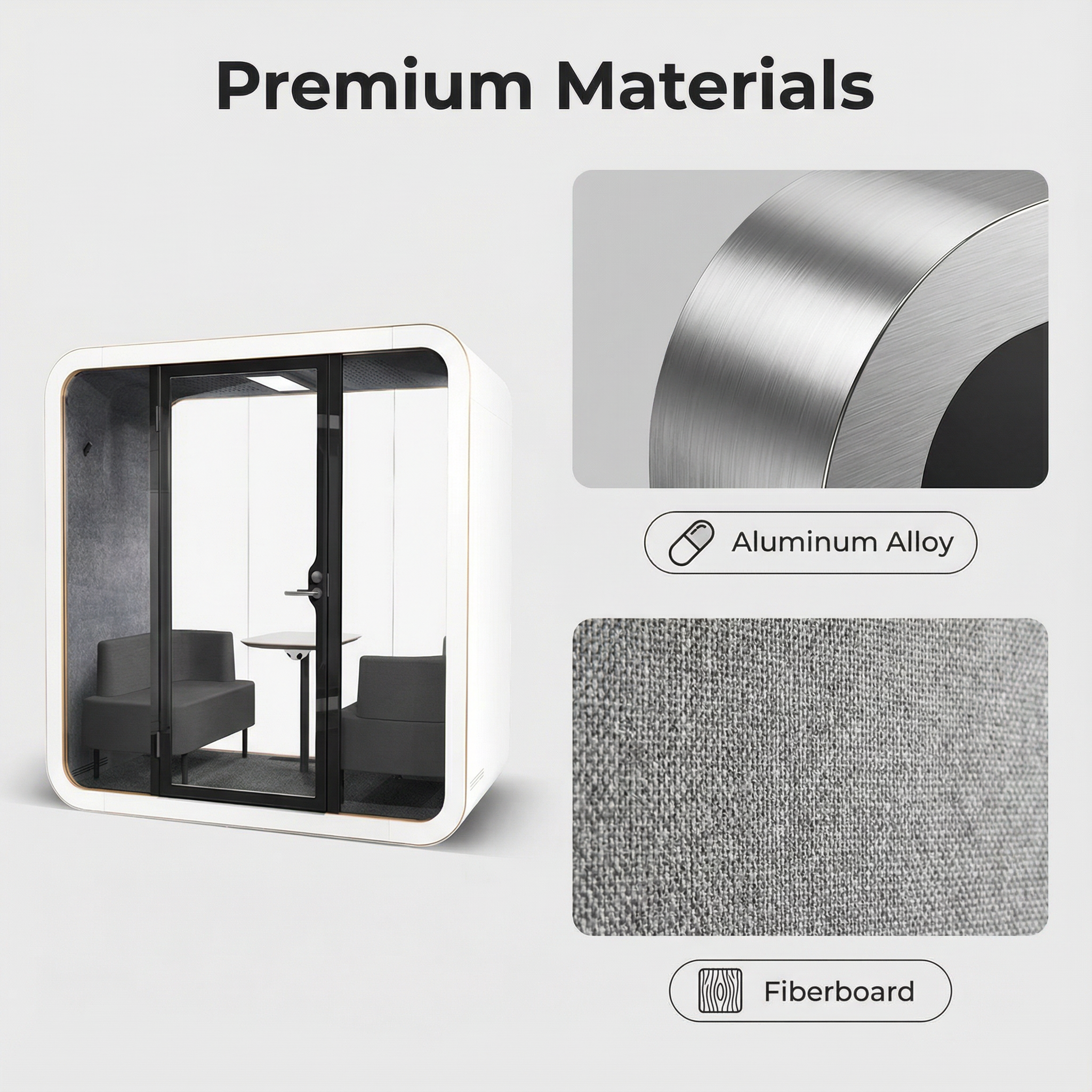 Portable Soundproof Office Booth