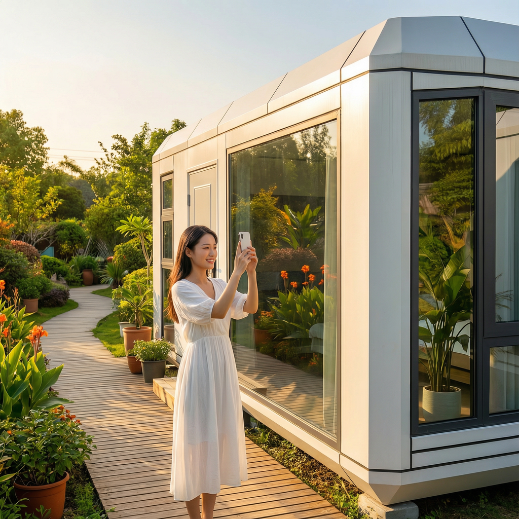 Modern and convenient space cabin accommodation and homestay