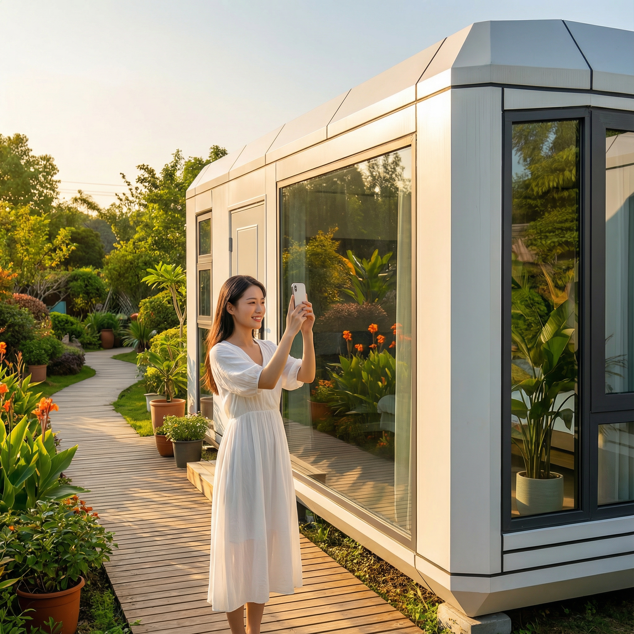 Modern and convenient space cabin accommodation and homestay