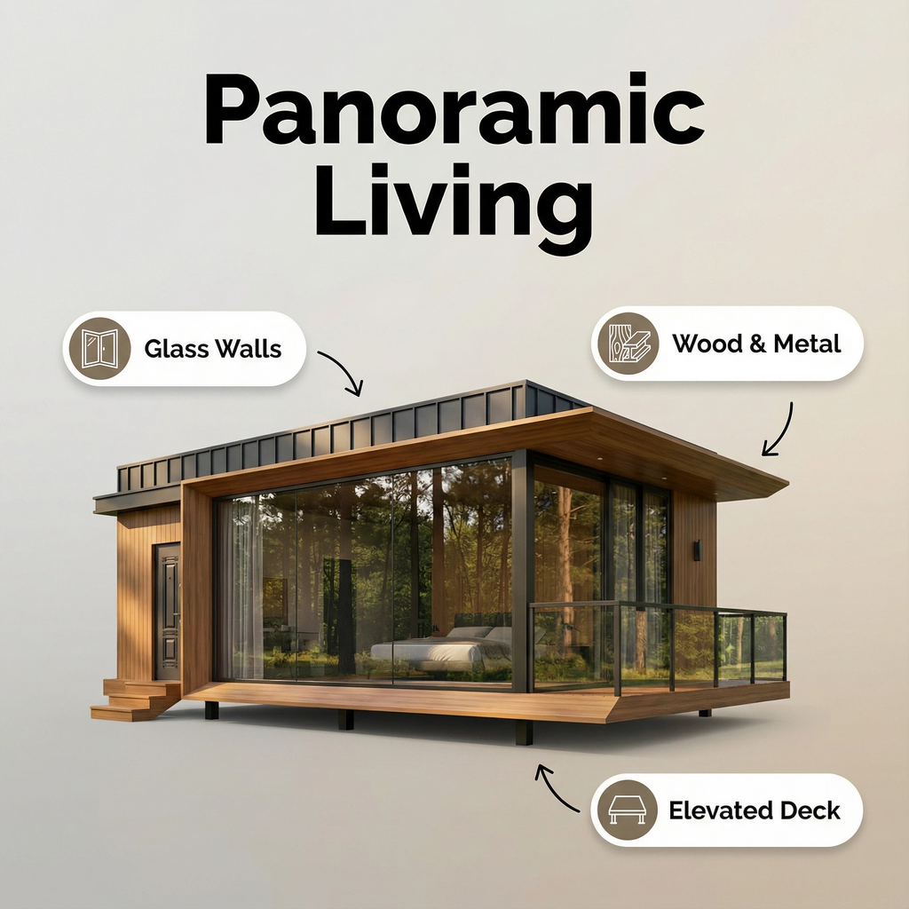 Modern and convenient space cabin accommodation and homestay