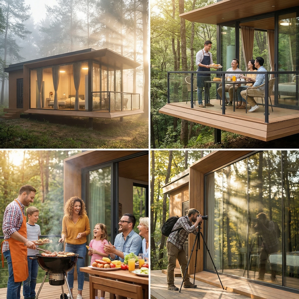 Modern and convenient space cabin accommodation and homestay