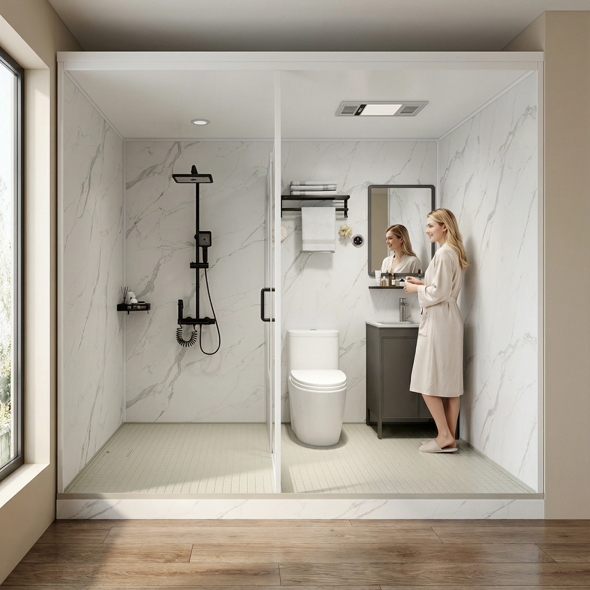 Integrated Bathroom