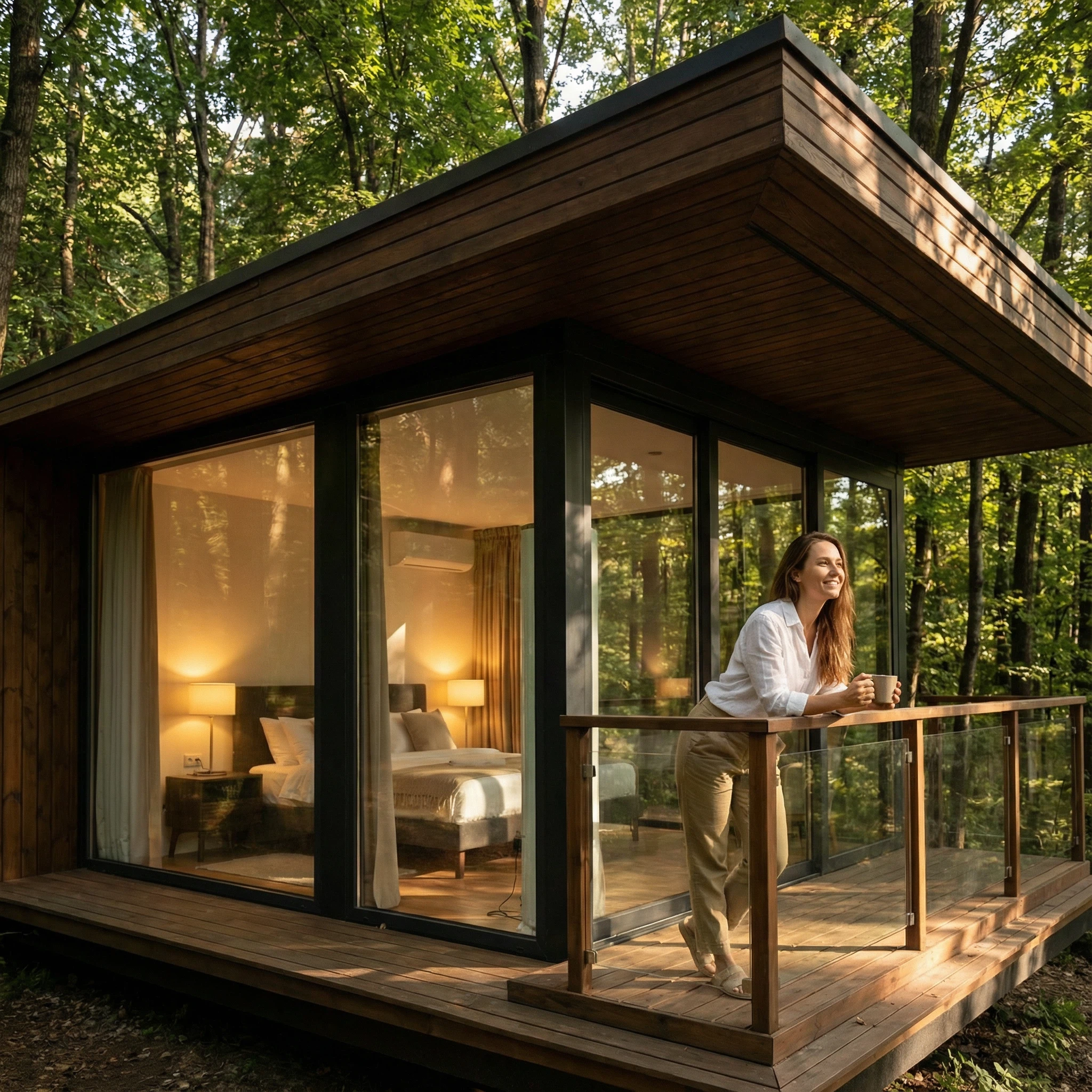Modern and convenient space cabin accommodation and homestay