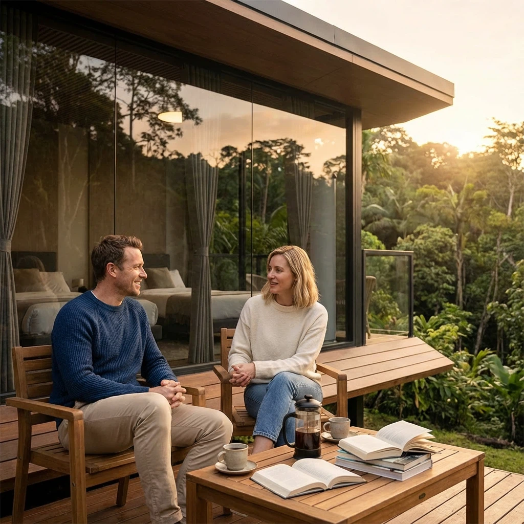 Modern and convenient space cabin accommodation and homestay